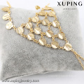 73862 Xuping design exclusivo pulseiras de mão longa cadeia com boa qualidade